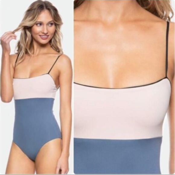 NWT‎ Tavik [ Small ] Scarlett Color blocked One-Piece Swimsuit Indigo - Picture 2 of 10